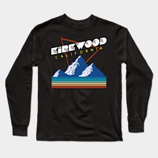 Kirk California Usa Ski Resort 1980S Long Sleeve T-Shirt